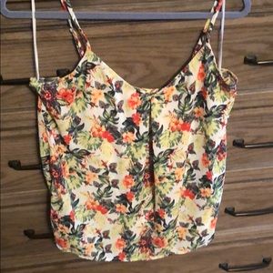 Tank top floral print